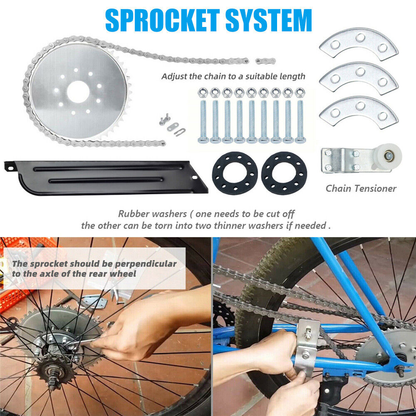 80cc Motorised Motorized Bicycle Motor Engine Kit