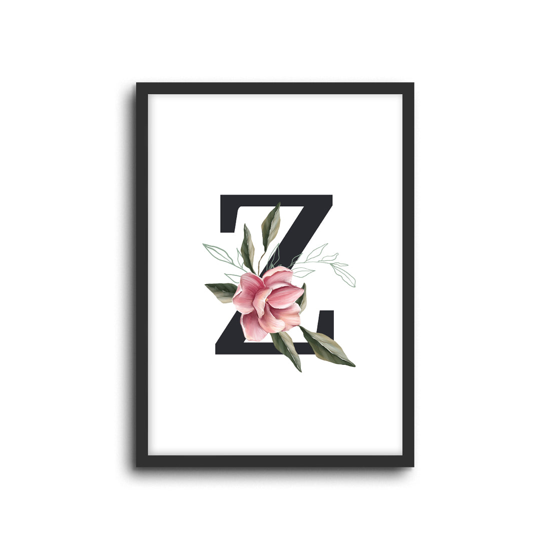 Wall Print |  Magnolia Initials