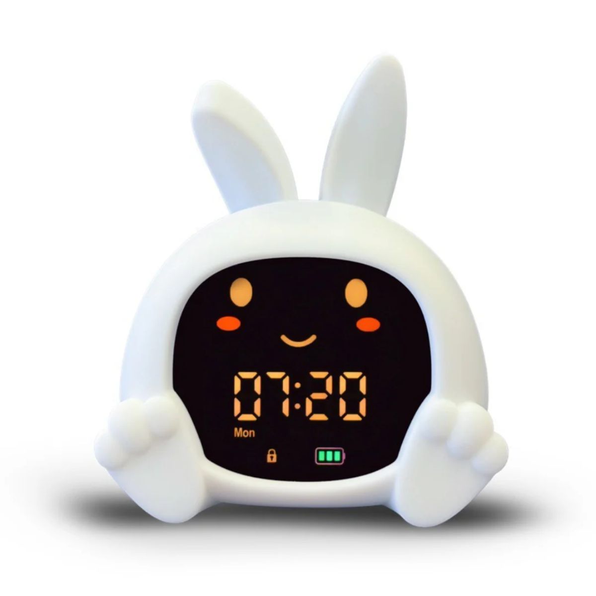 Sarah the ZAZU Sleep Trainer Clock uses colour, sound, and gentle movement to guide children toward healthy sleep habits and calmer mornings for everyone.