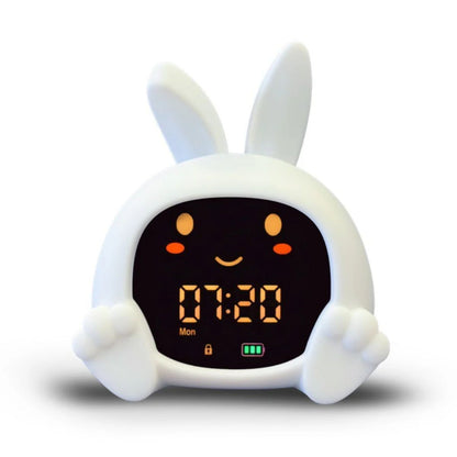 Sarah the ZAZU Sleep Trainer Clock uses colour, sound, and gentle movement to guide children toward healthy sleep habits and calmer mornings for everyone.