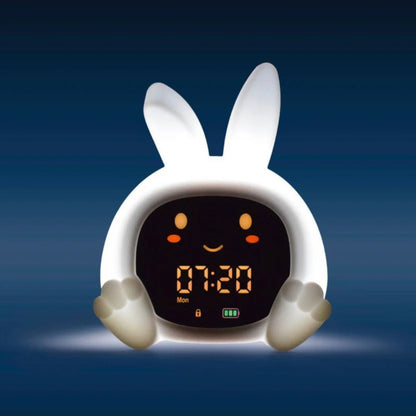 Sarah the ZAZU Sleep Trainer Clock uses colour, sound, and gentle movement to guide children toward healthy sleep habits and calmer mornings for everyone.