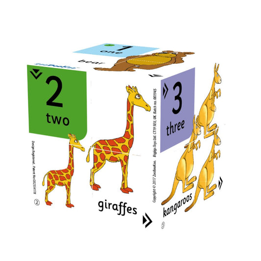 Zoobookoo Cube - Numbers
