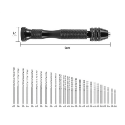 49Pcs Mini hand drill Vise Hand Bits