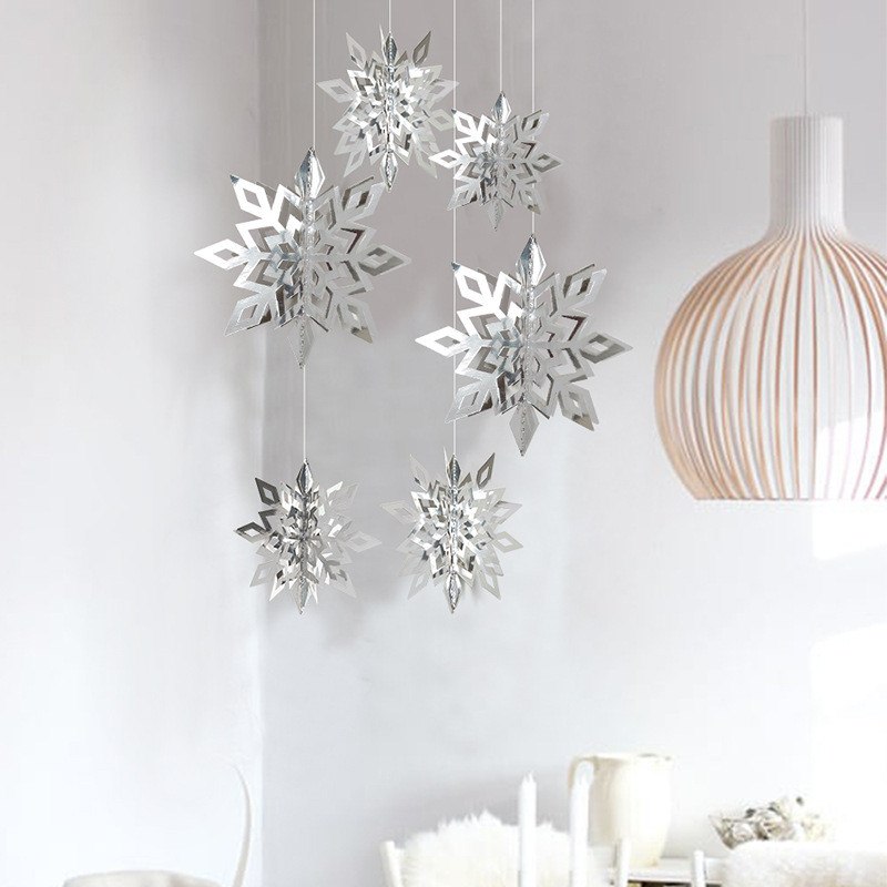 3D Snowflake Christmas Decorations