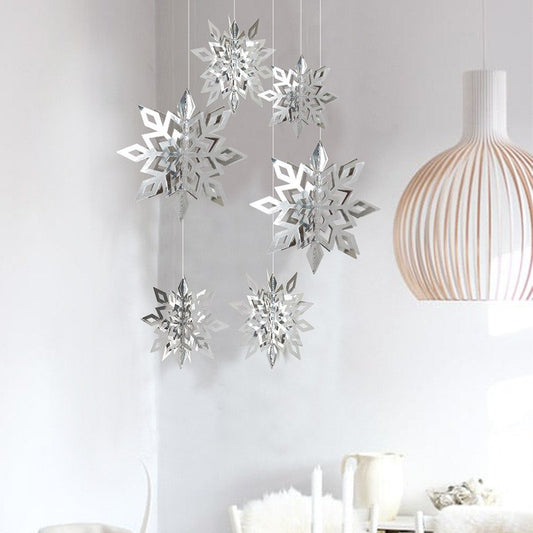 3D Snowflake Christmas Decorations