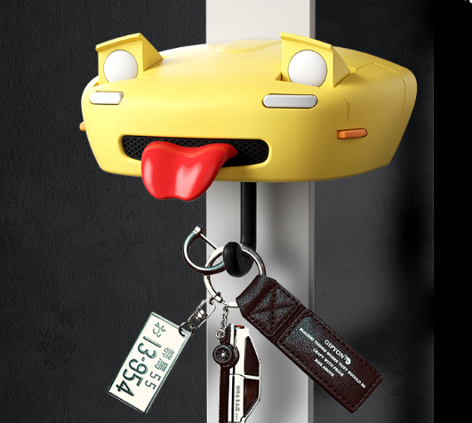 Car Headlight Keychain Holder