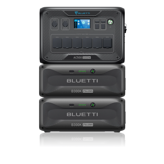 BLUETTI AC500 + 2x B300K | Home Battery Backup