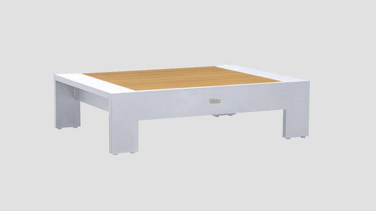 MACKENZIE ALU COFFEE TABLE