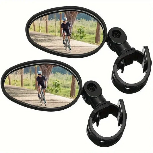 Acrylic Convex Bicycle Handlebar Mirrors (1pc or 2pcs)