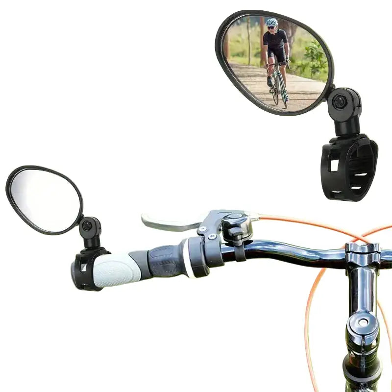 Acrylic Convex Bicycle Handlebar Mirrors (1pc or 2pcs)