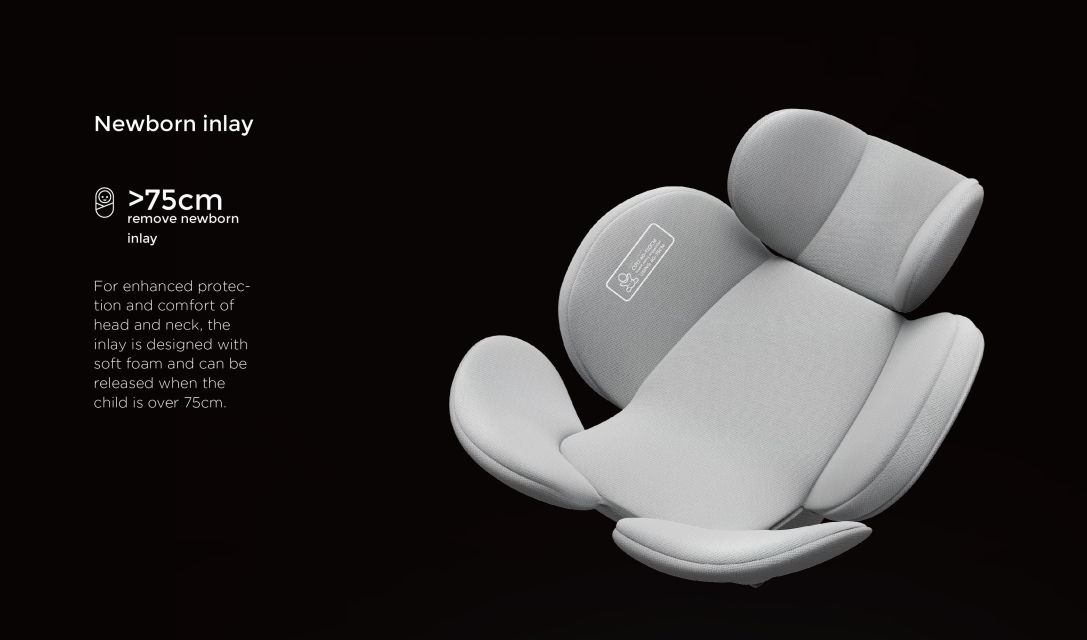 360° Rotating Baby Car Seat – Baby Brightness GuardianMax 2+ Grey