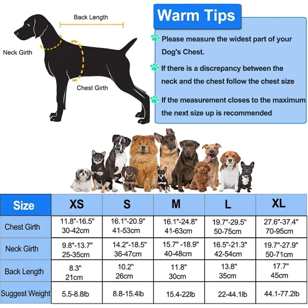 Adjustable Dog Life Jacket with Chin Float & Rescue Handle