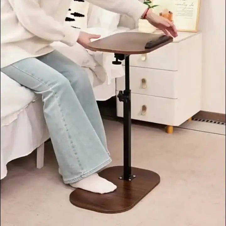 Adjustable Flip-Top Side Table
