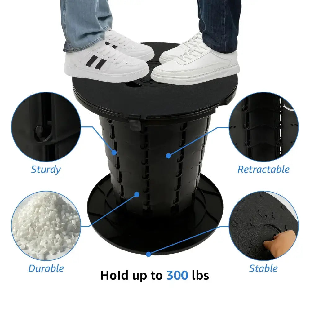 Adjustable Folding Portable Camping Toilet