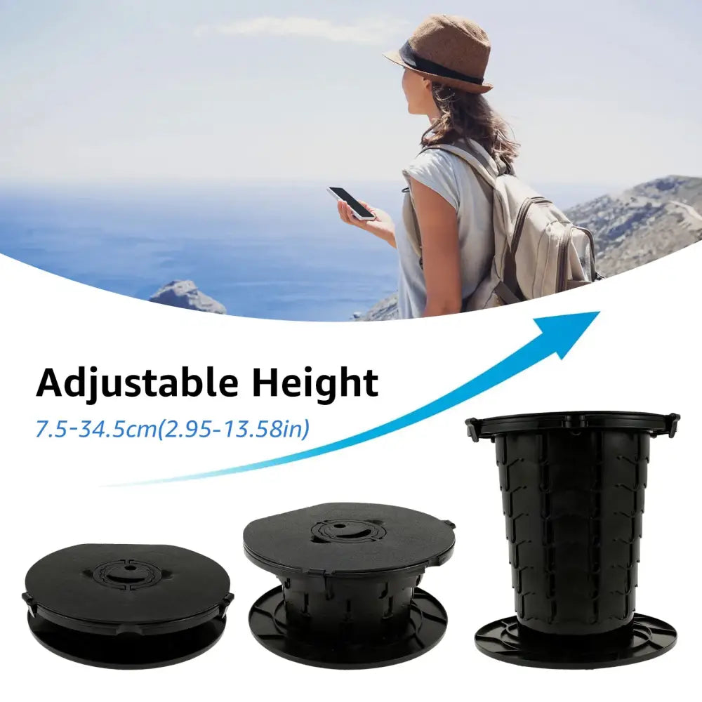 Adjustable Folding Portable Camping Toilet