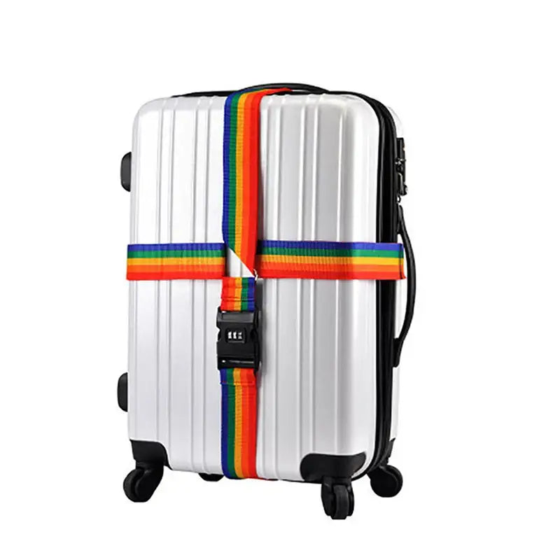 Adjustable Locking Luggage Strap with Buckle (different colours available)