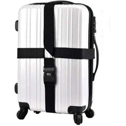 Adjustable Locking Luggage Strap with Buckle (different colours available)