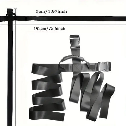 Adjustable Luggage Strap with Handle