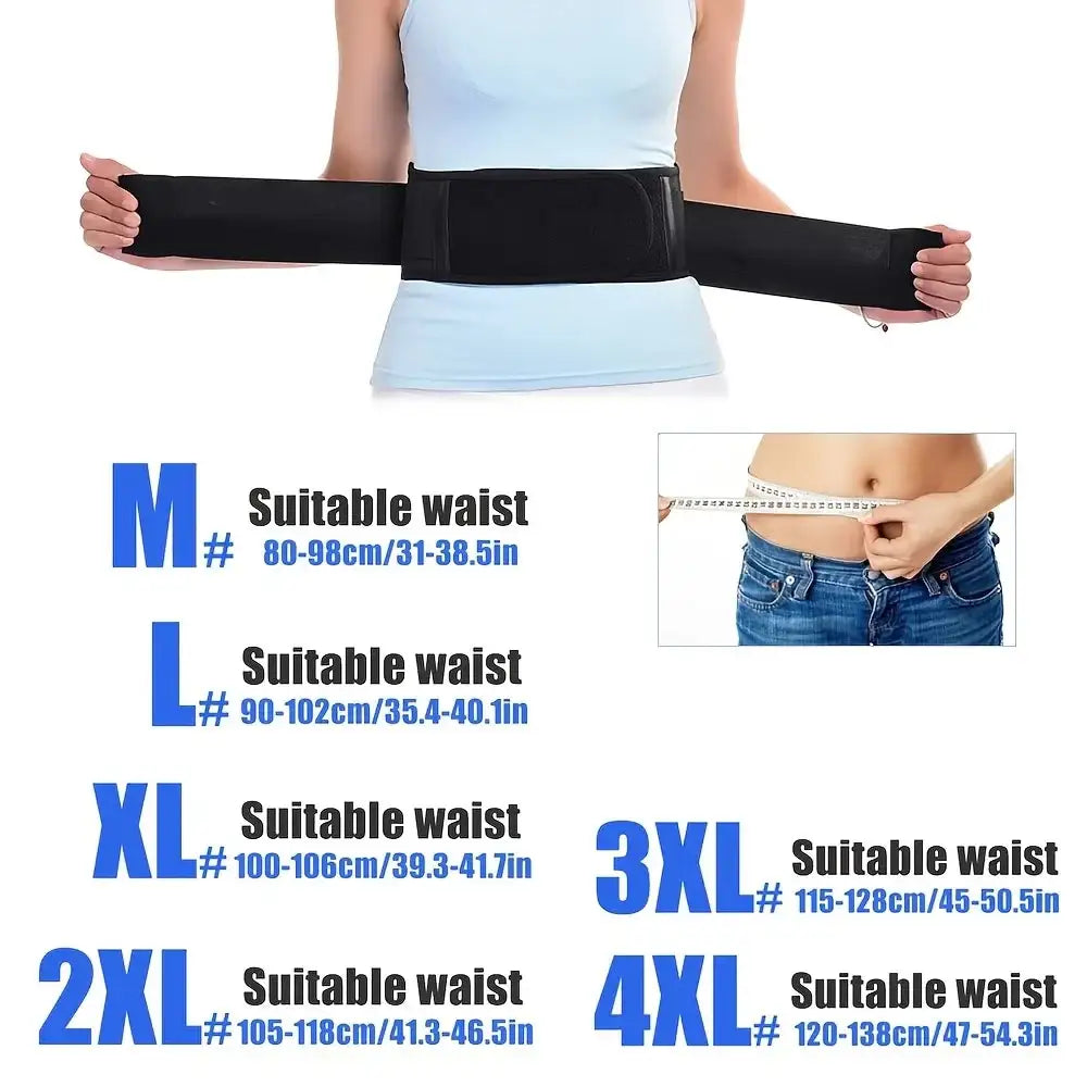 Adjustable Heated Waist Belt Brace (different sizes available)