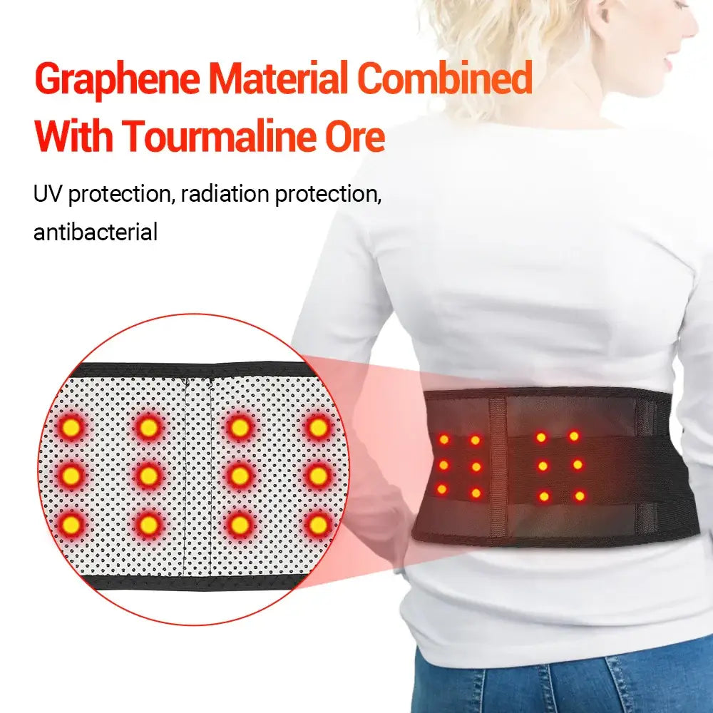 Adjustable Waist Tourmaline Self-Heating Therapy Belt