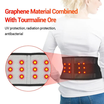 Adjustable Waist Tourmaline Self-Heating Therapy Belt