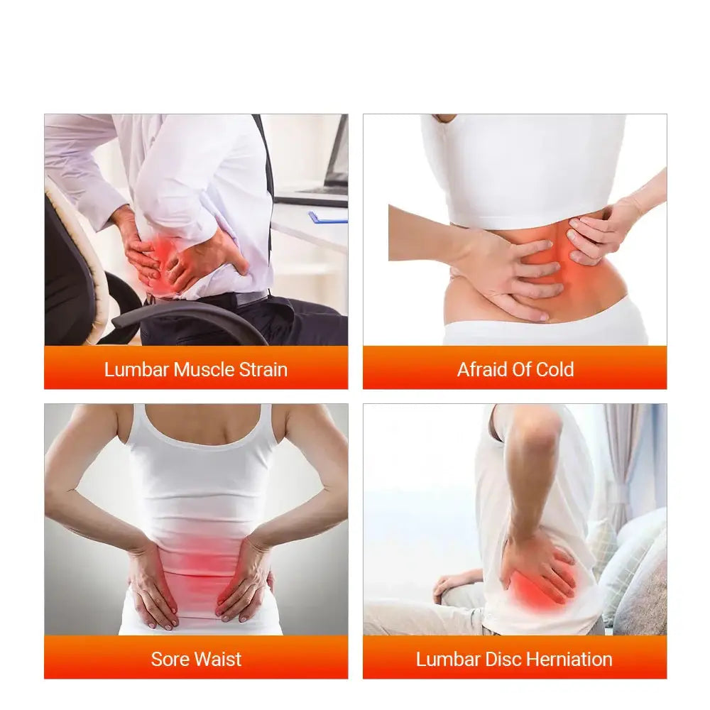 Adjustable Waist Tourmaline Self-Heating Therapy Belt