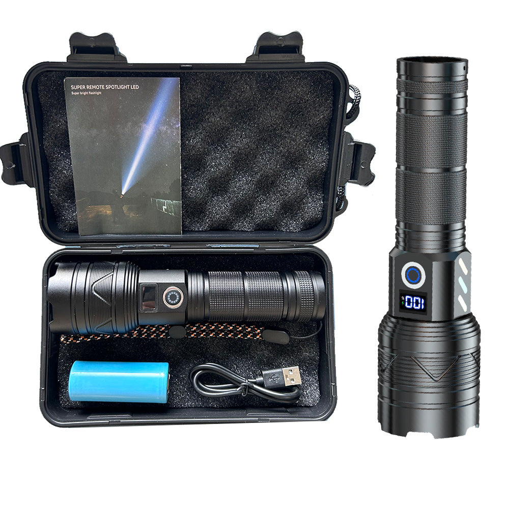 LED Torch Flashlight Light Rechargeable Camping Outdoor