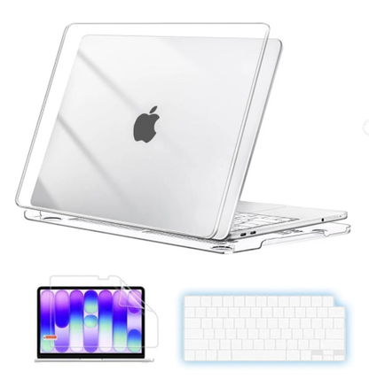 For Macbook 2026 Neo 13" A3404 PC Shell Case Cover Keyboard & Screen Protector