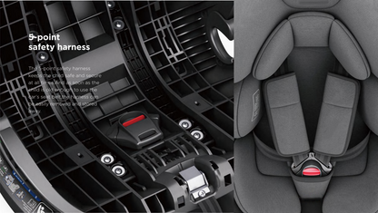 360° Rotating Baby Car Seat – Baby Brightness ProtecMax Black