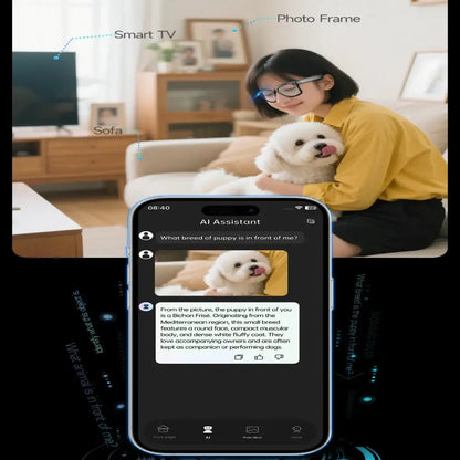 AI Smart Glasses – 4K Camera, Translation, Music & Calls (4 models available)