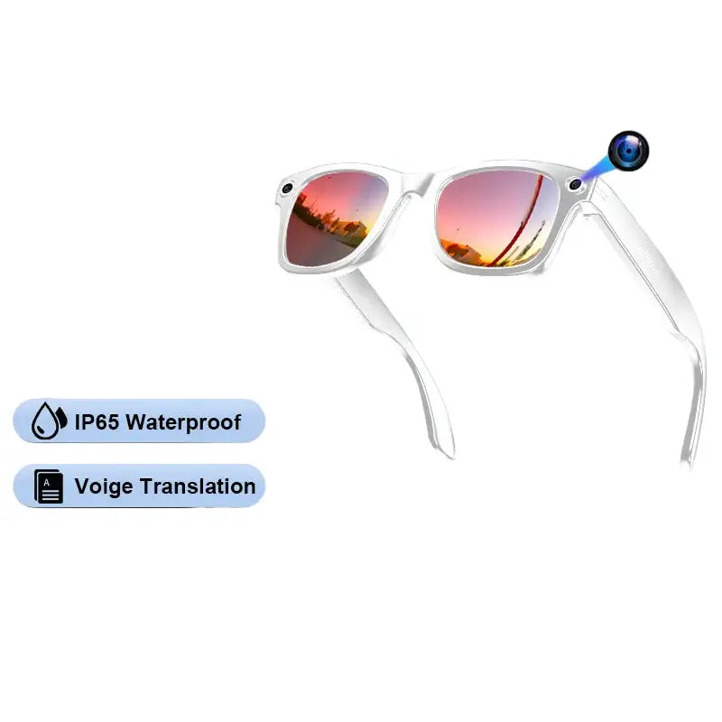 AI Smart Glasses – 4K Camera, Translation, Music & Calls (4 models available)