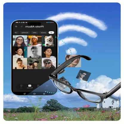 AI Smart Glasses – 4K Camera, Translation, Music & Calls (4 models available)