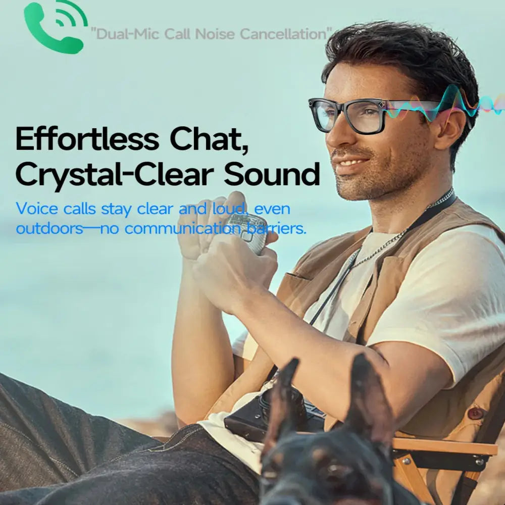AI Smart Glasses – 4K Camera, Translation, Music & Calls (4 models available)