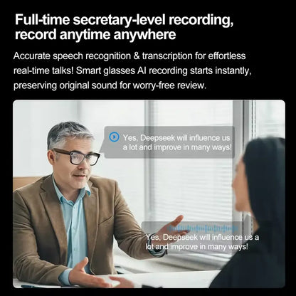 AI Smart Glasses 800W Camera – Photo/Video & Calls (different models available)