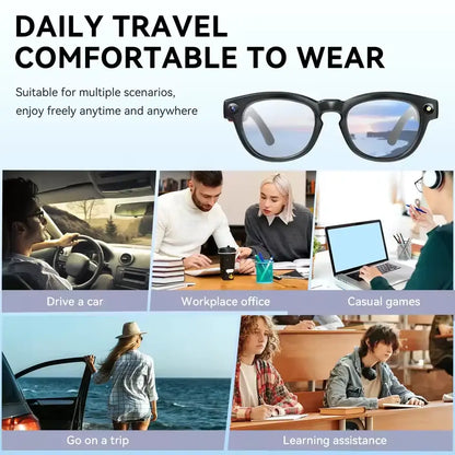 AI Smart Glasses with 4K Camera & Wi-Fi Transmission (different colours available)