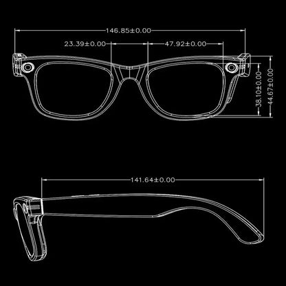 AI Smart Glasses with Camera & Bluetooth Call (different models available)