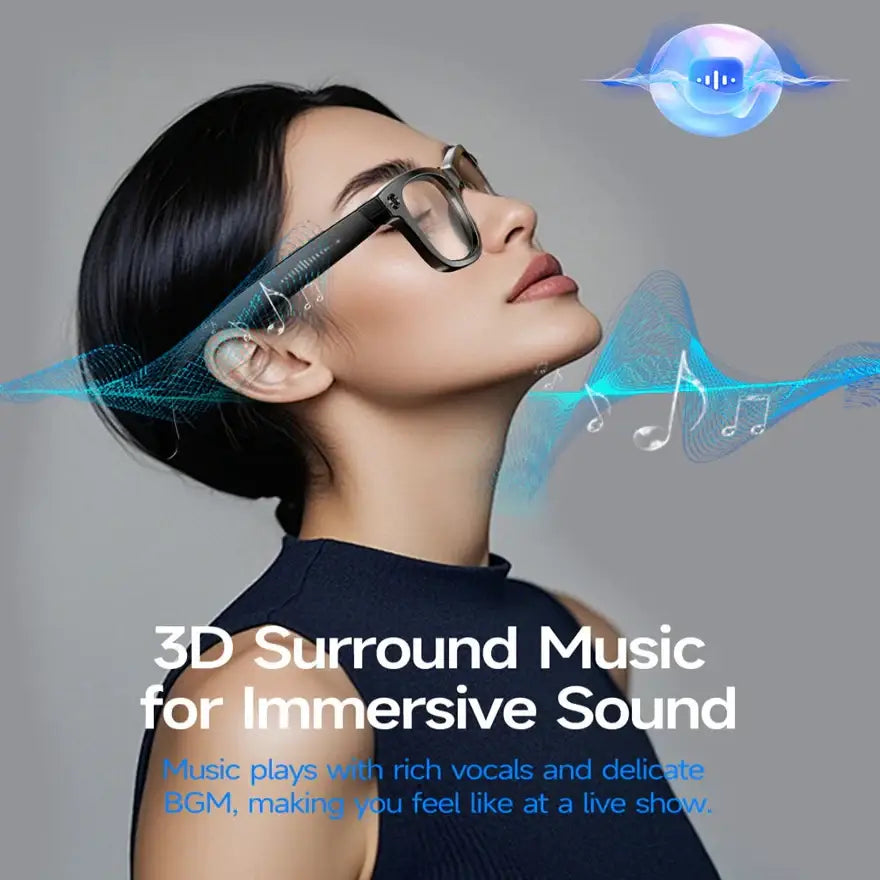 AI Smart Glasses with Camera & Bluetooth Call (different models available)
