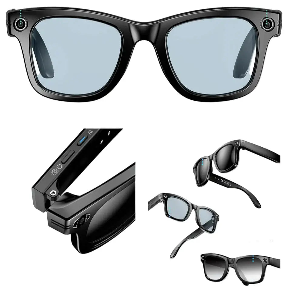 AI Smart Glasses with Camera & Bluetooth Call (different models available)