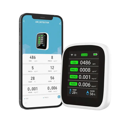 Air Quality Monitor – CO2, HCHO, TVOC (8-in-1)