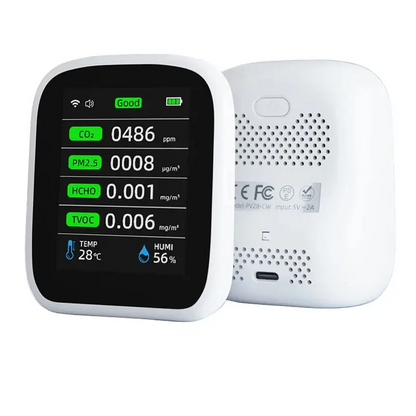 Air Quality Monitor – CO2, HCHO, TVOC (8-in-1)