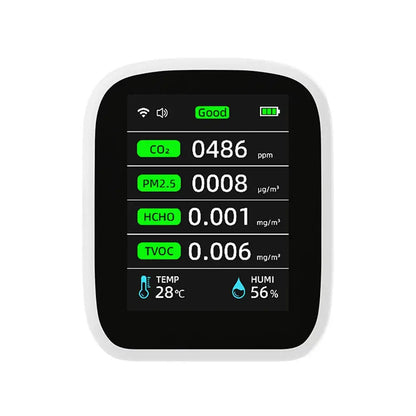 Air Quality Monitor – CO2, HCHO, TVOC (8-in-1)