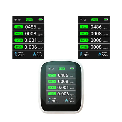 Air Quality Monitor – CO2, HCHO, TVOC (8-in-1)