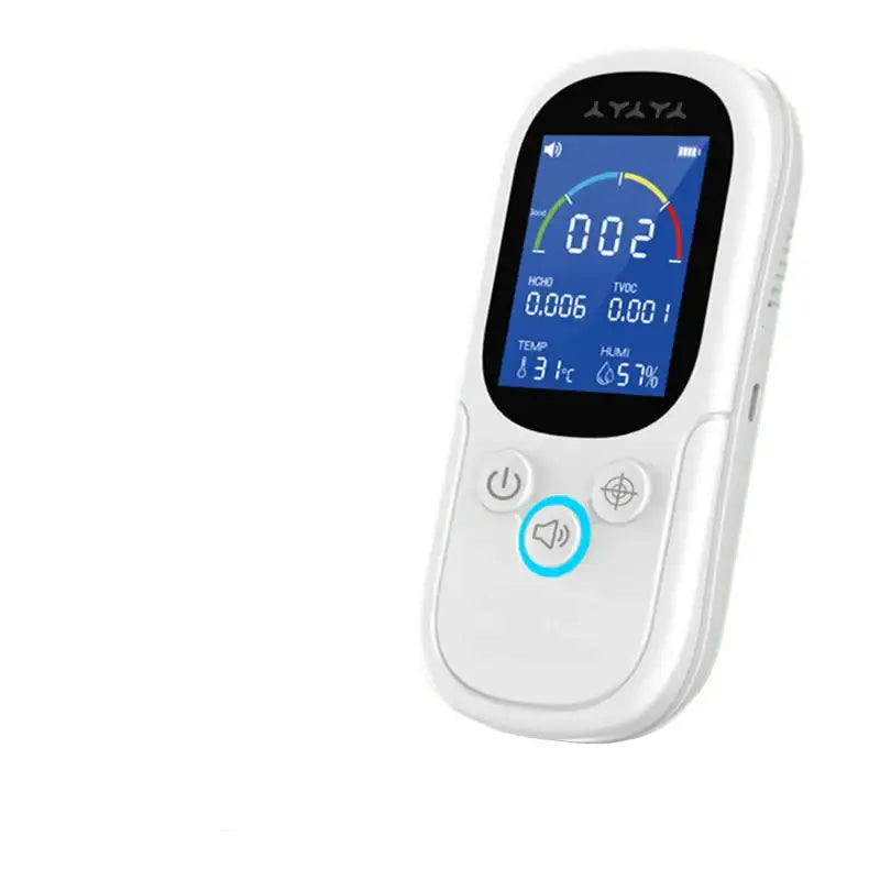 Air Quality Monitor – Formaldehyde, TVOC, CO2, Temperature & Humidity Detector