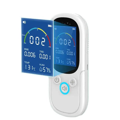Air Quality Monitor – Formaldehyde, TVOC, CO2, Temperature & Humidity Detector