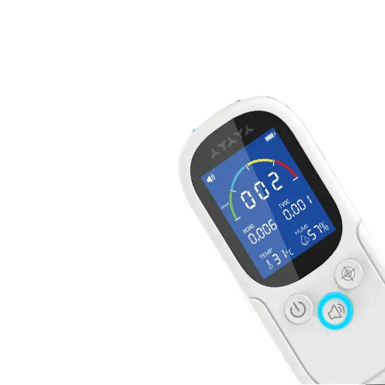 Air Quality Monitor – Formaldehyde, TVOC, CO2, Temperature & Humidity Detector