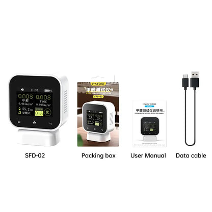 Air Quality Monitor – Real-Time Formaldehyde & TVOC Tester