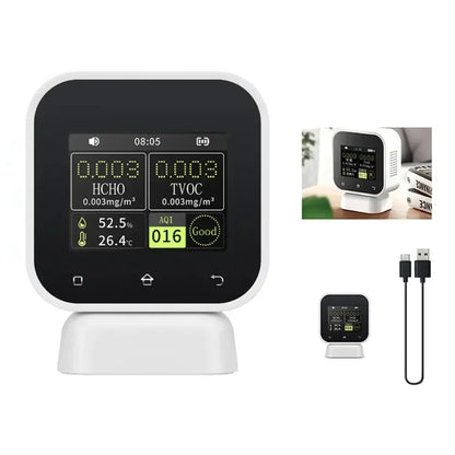 Air Quality Monitor – Real-Time Formaldehyde & TVOC Tester
