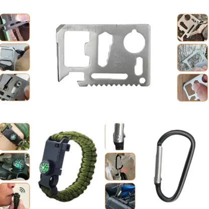All-in-One Survival Kit – Tactical Tools for Hiking & Emergencies