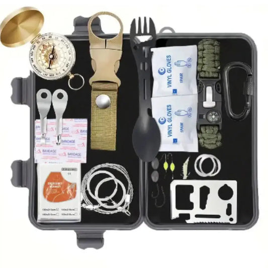 All-in-One Survival Kit – Tactical Tools for Hiking & Emergencies