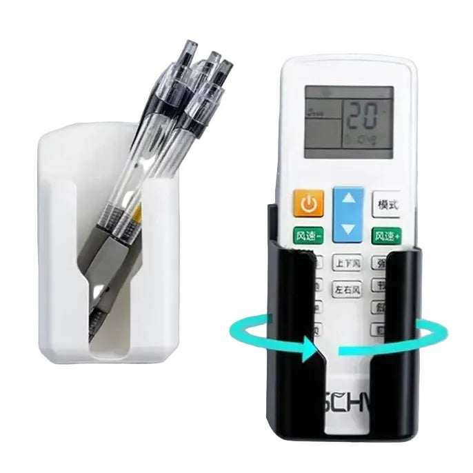 No-Drill Wall-Mounted Remote Control Holder